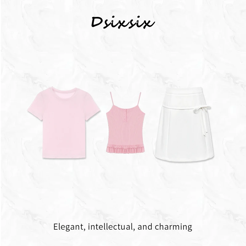 Cherry She【心动回响】时尚简约小众设计感气质显瘦套装女装夏装