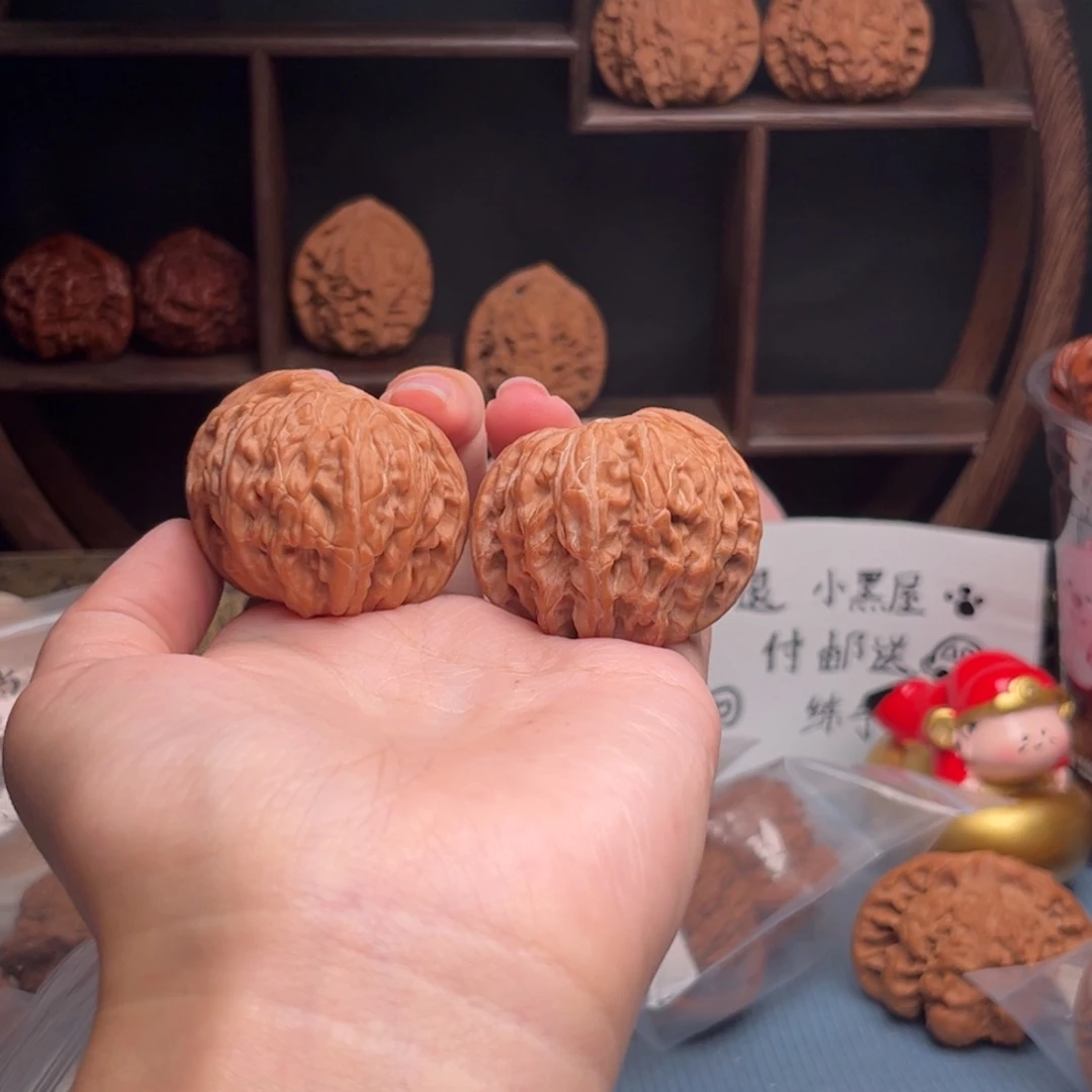 认***知文玩核桃吊坠蝴蝶磨 41