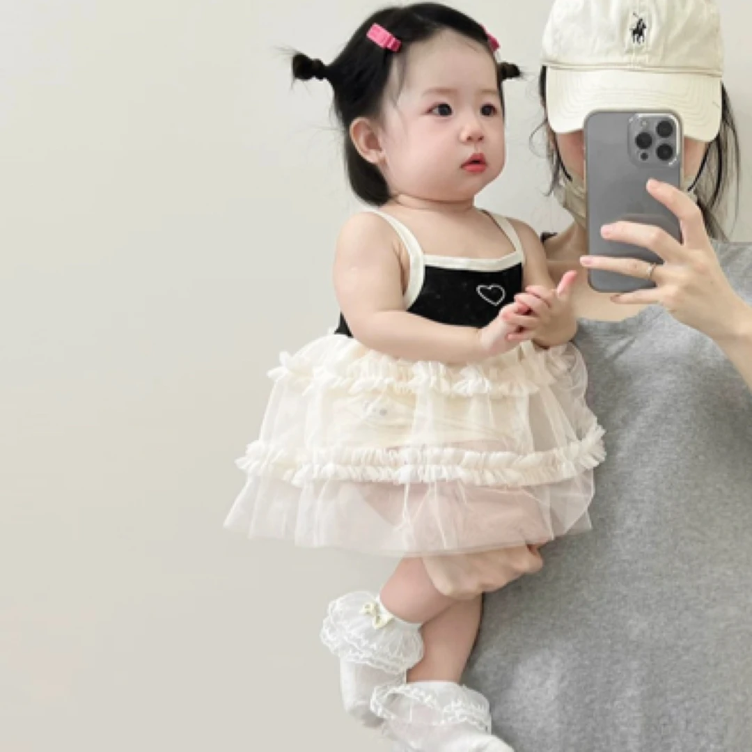 夏季婴儿衣服甜美连衣裙宝宝夏装公主裙夏天女宝衣服吊带包屁裙子