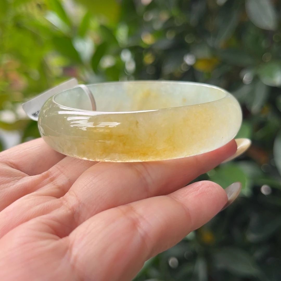 翡翠未镶嵌手镯56.5贵妃