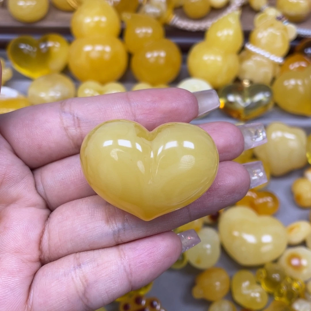 安****琥珀未镶嵌珠宝奇石