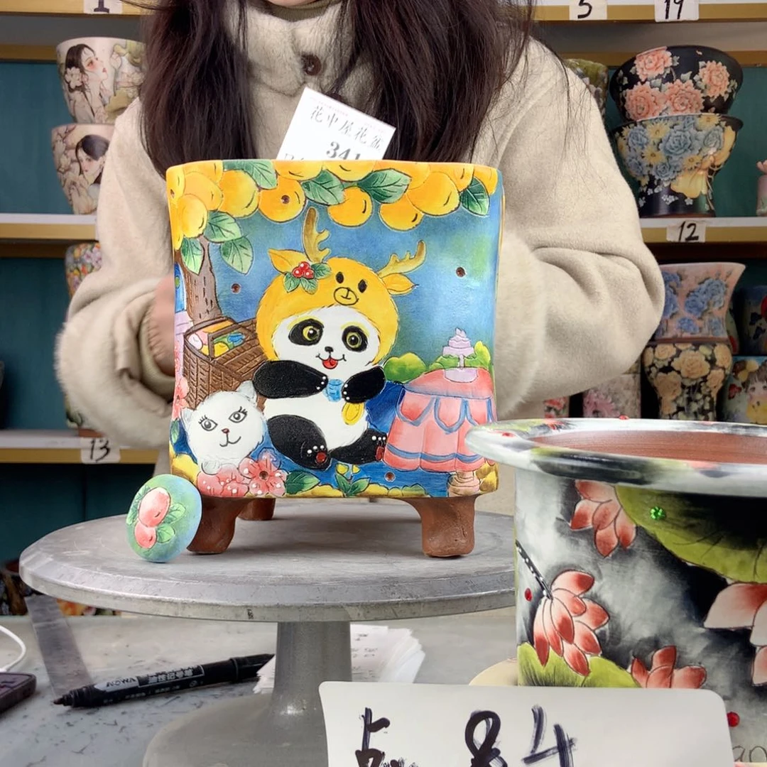 罐景德镇手工瑕疵341