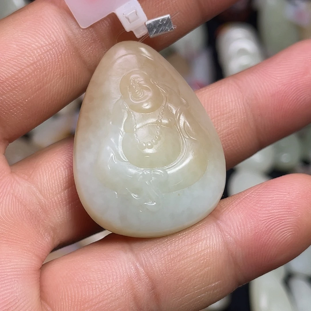 和田玉（糖玉）未镶嵌颈饰汤*哥吊坠