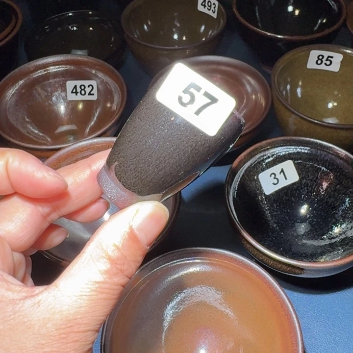 燊***仔小雨茶盏，手工柴烧