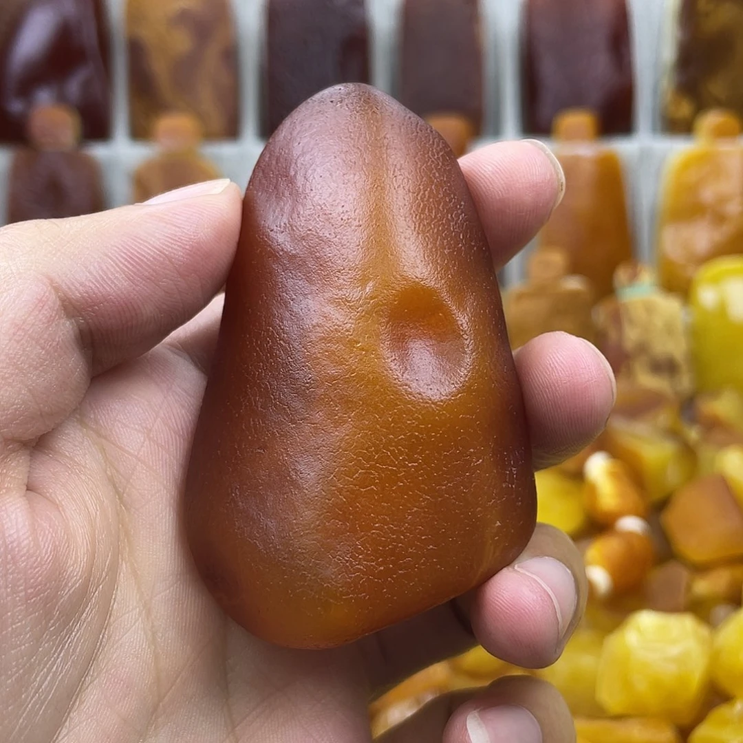 定制琥珀未镶嵌全皮