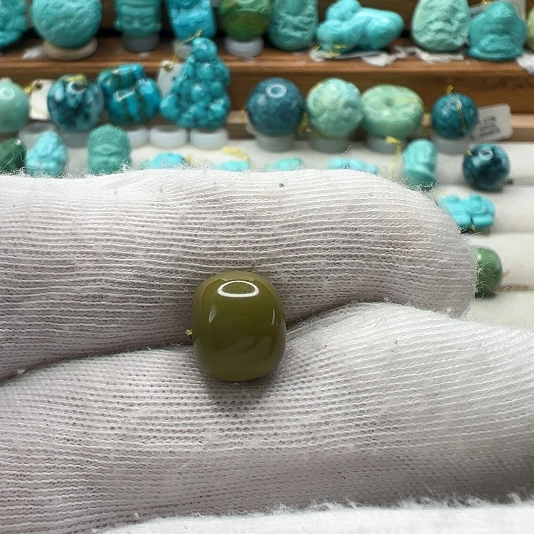 绿松石老型珠 未镶嵌