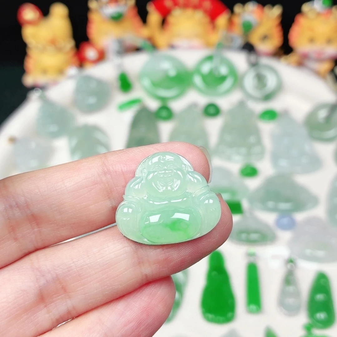 颈饰未镶嵌翡翠缅甸天然A货翡翠