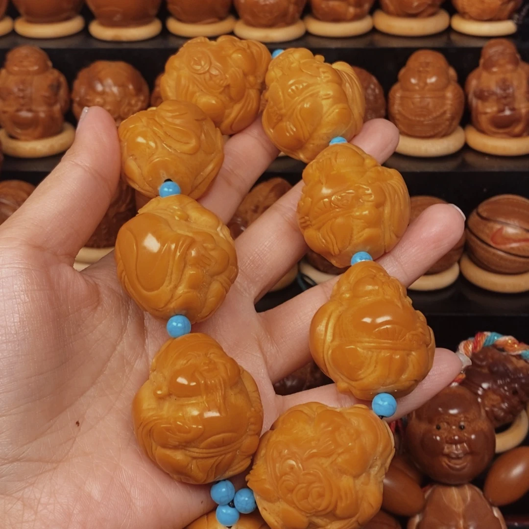 手串/手链橄榄核奶油八方来财000789