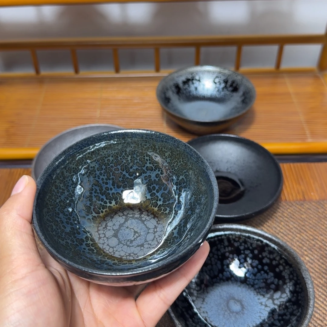 华***板茶盏建盏手工制作主人杯茶杯