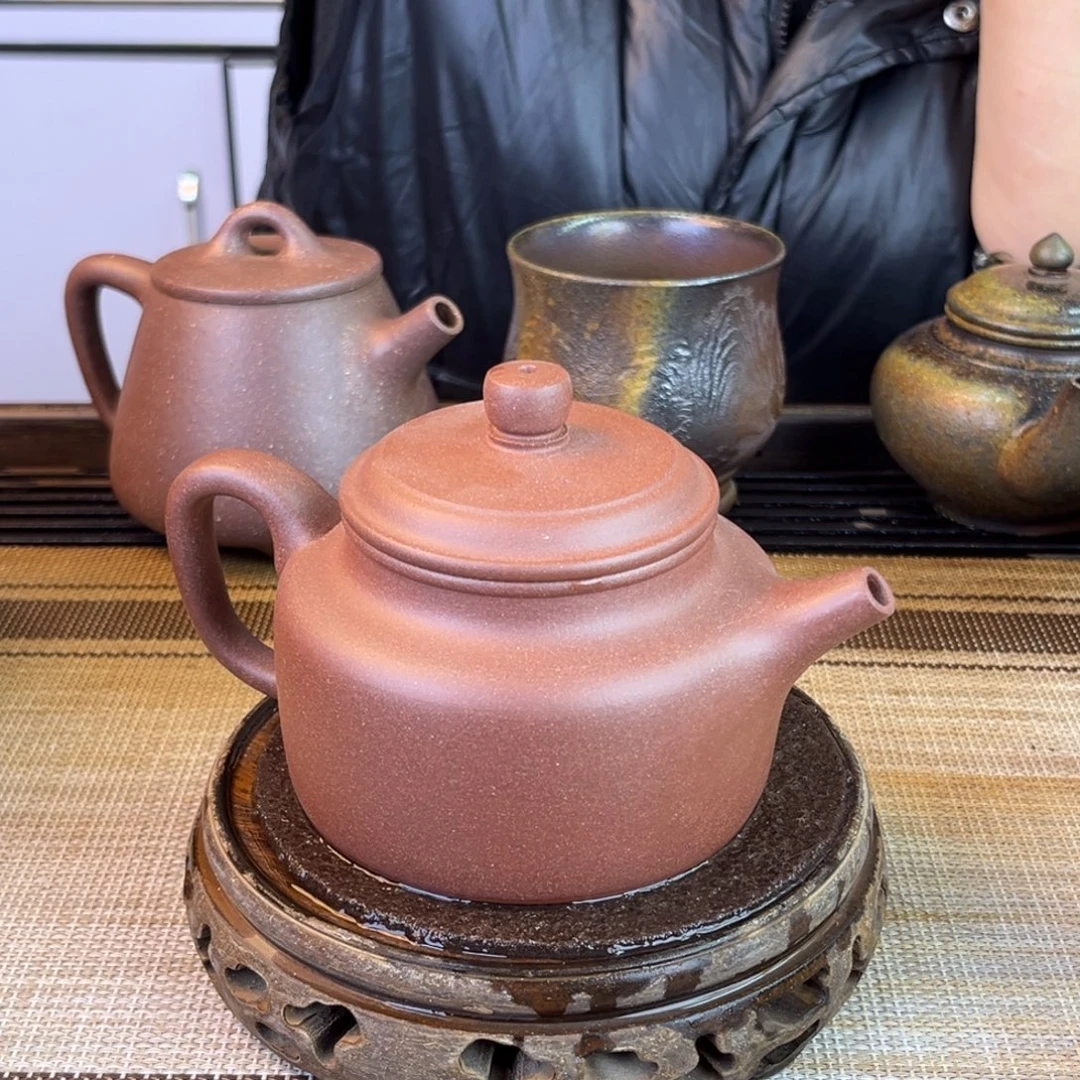 紫砂茶壶底槽清260cc