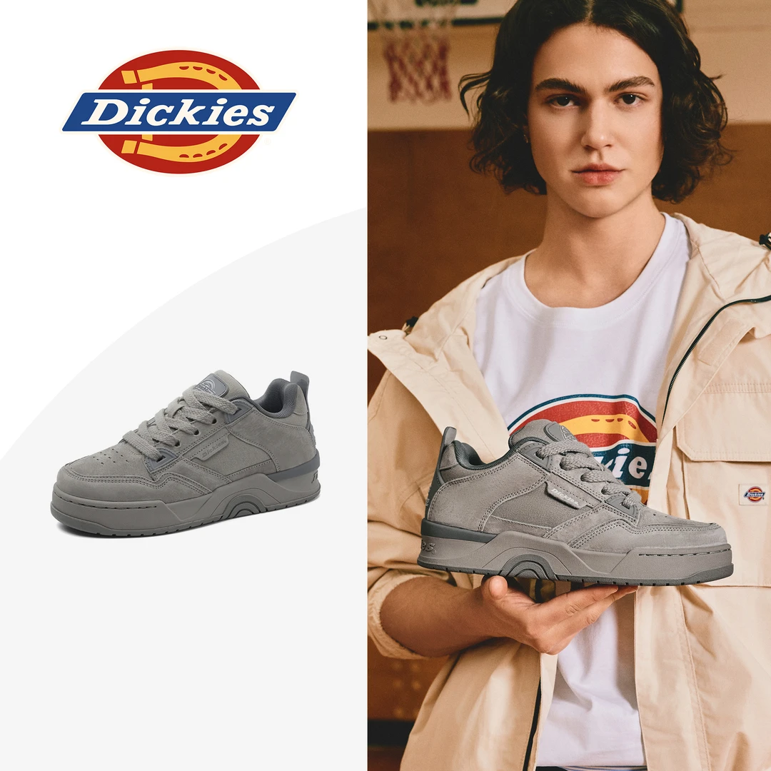 【田嘉瑞同款】Dickies男鞋2025冬季新款厚底鞋百搭男士休闲鞋板鞋