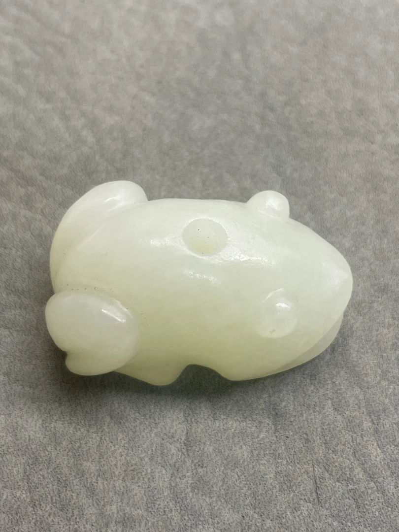 玉珠小店-和田玉蛙