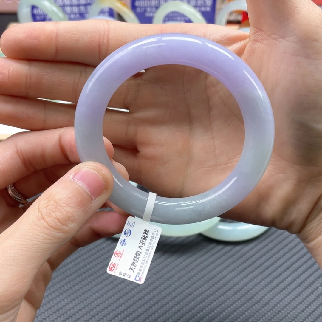 翡翠手镯未镶嵌天然缅甸a货翡翠手镯