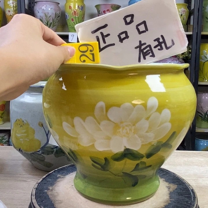景德镇高温陶瓷花盆