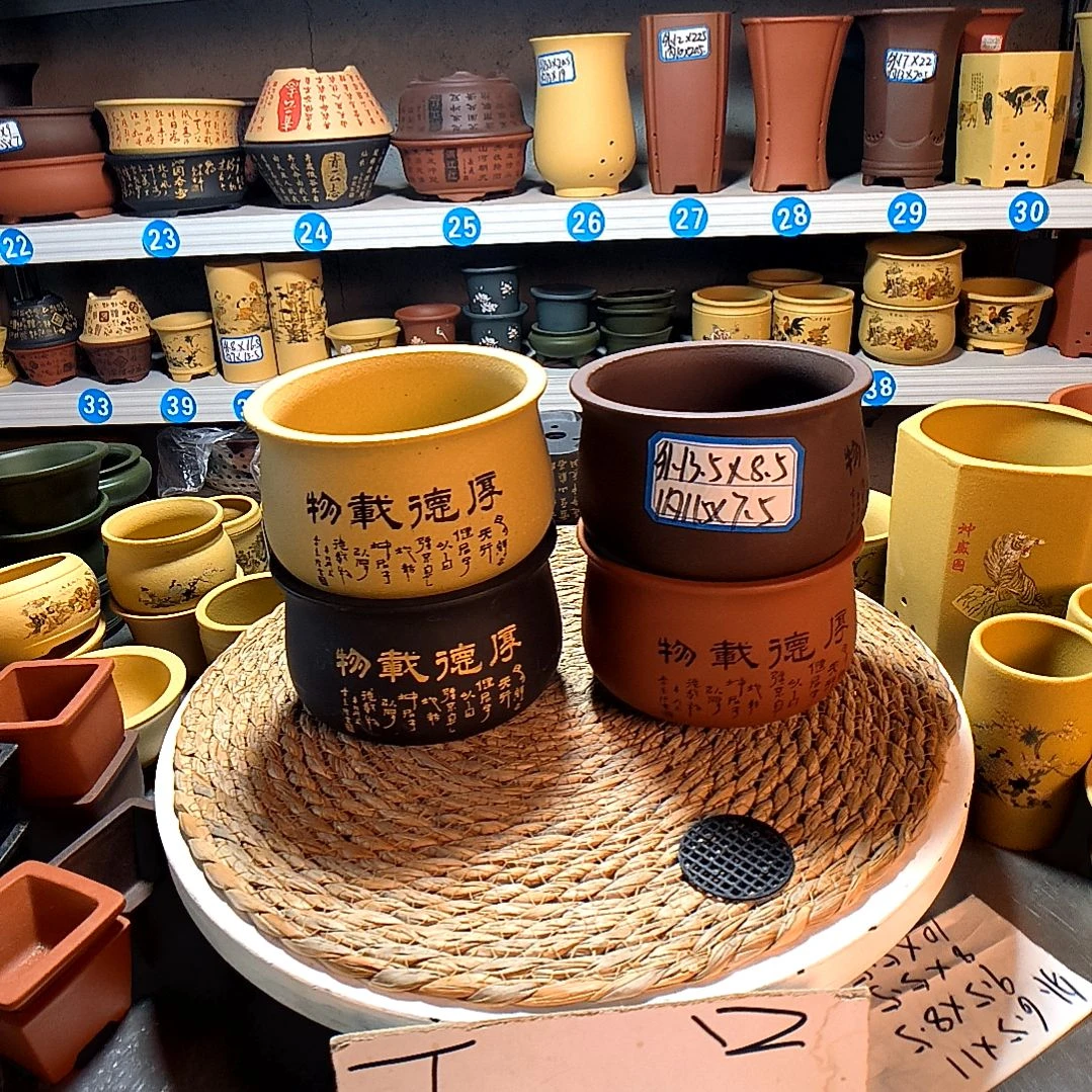 宜兴紫砂紫砂花盆花盆