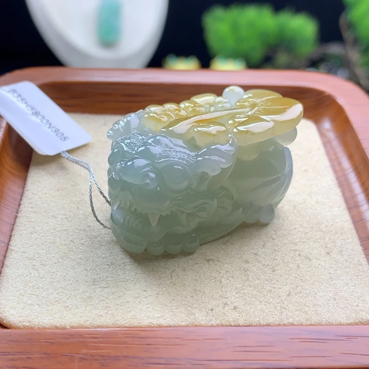 翡翠未镶嵌颈饰貔貅20