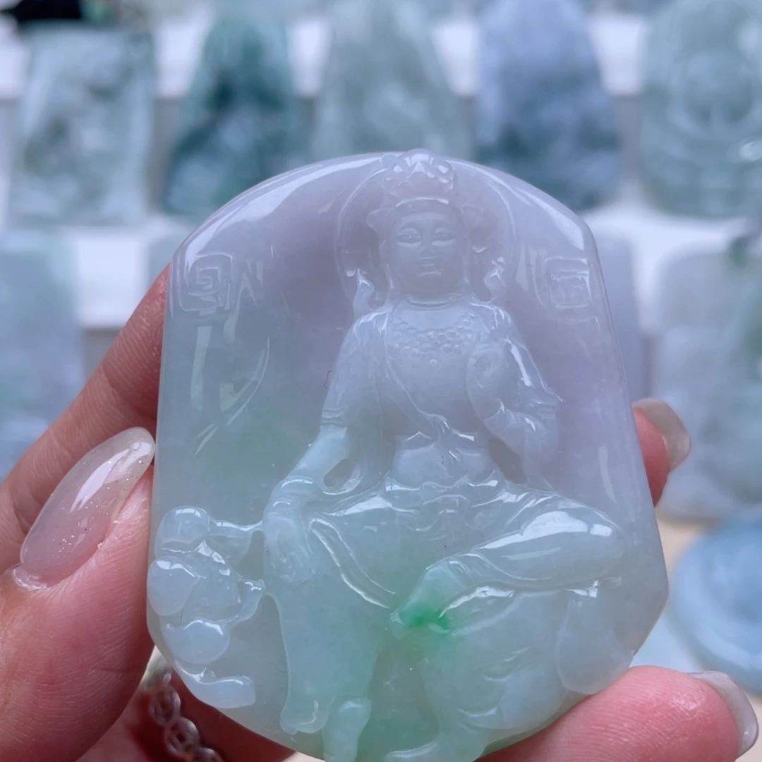 颈饰未镶嵌翡翠普贤