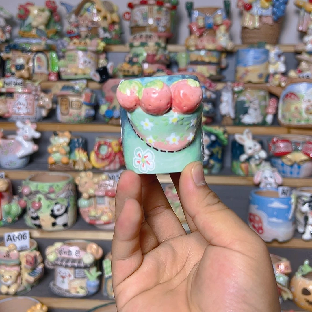 星****老梧家的手工多肉花盆