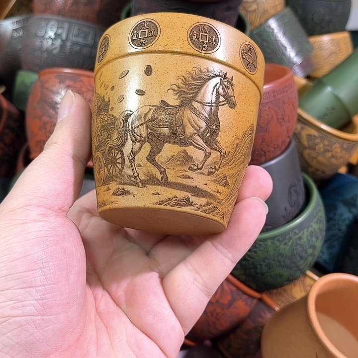 茶杯紫砂全手工紫砂主人杯