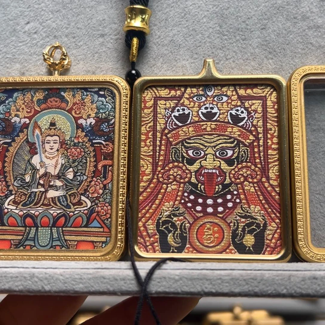 吊坠葫**亮双面定制 虚空 扎基本尊