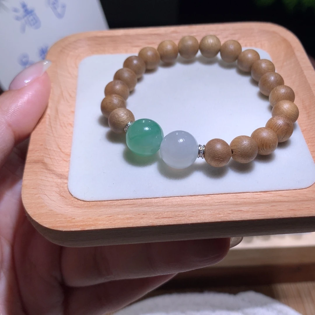 翡翠散珠特价双珠卡11