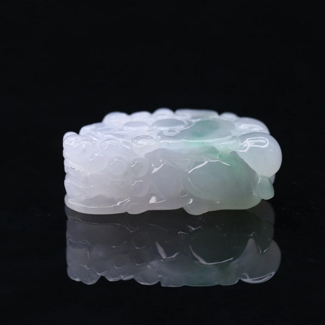 FC6天然缅甸翡翠A货貔貅/300103/保利厦门拍卖