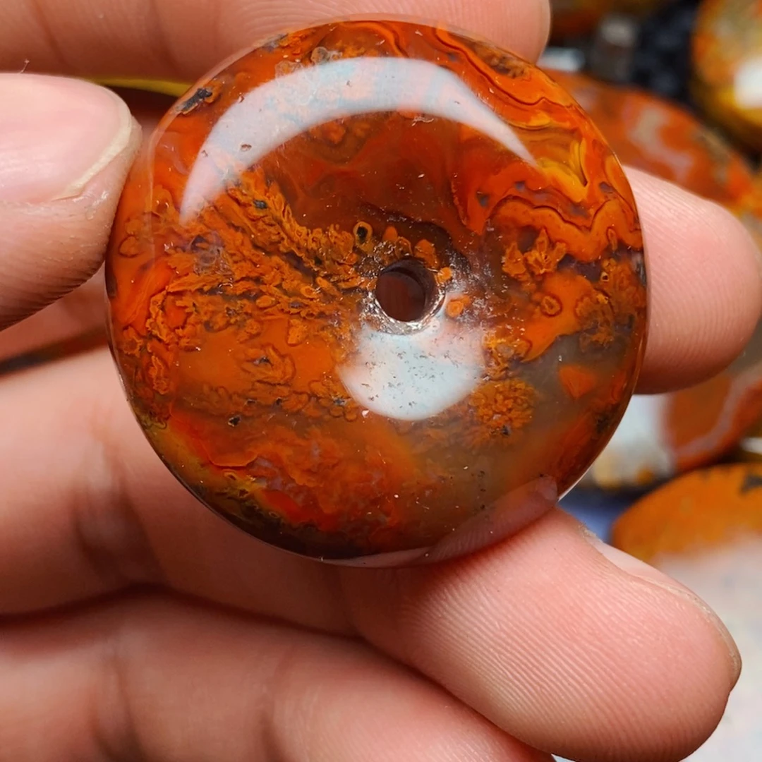 玛瑙/玉髓吊坠(不含链)未镶嵌用****0