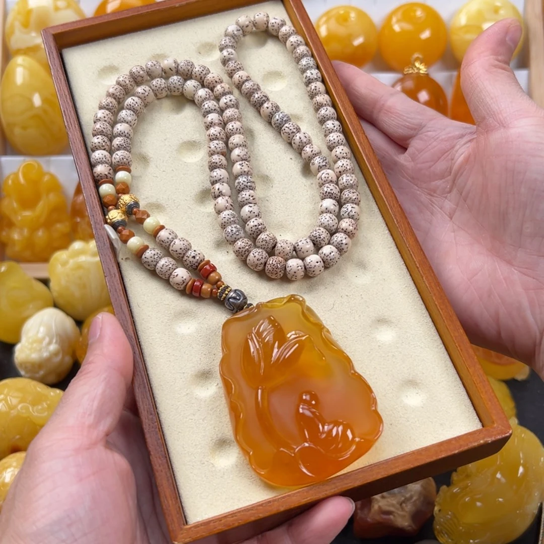 菩提吊坠未镶嵌29克