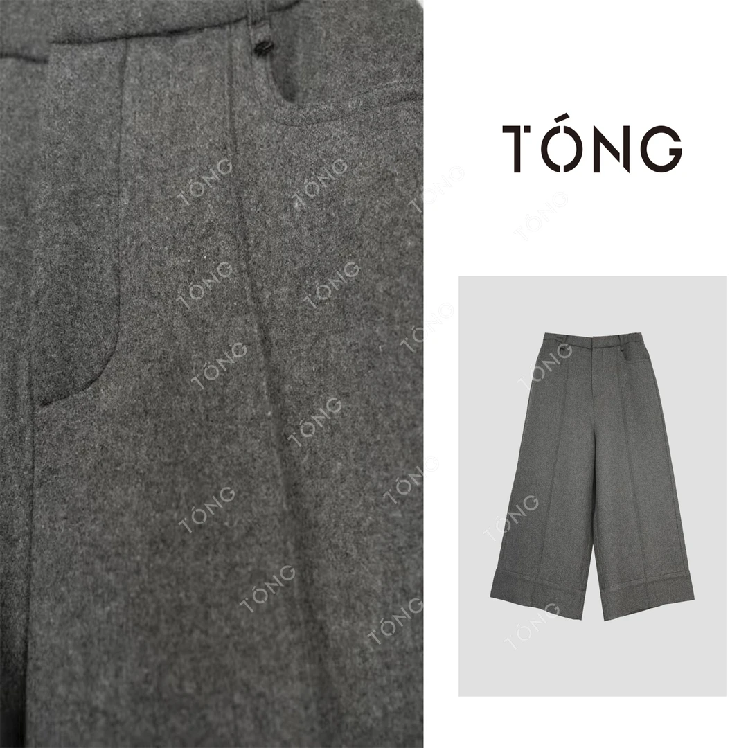 【经典】新款百搭羊毛七分裤休闲裤 GK048