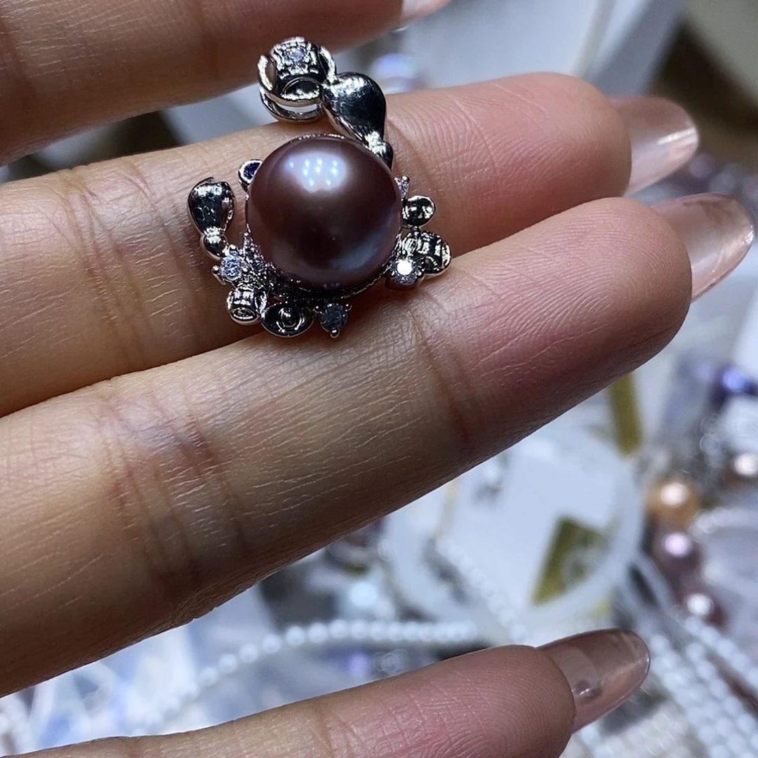 淡水珍珠耳钉未镶嵌