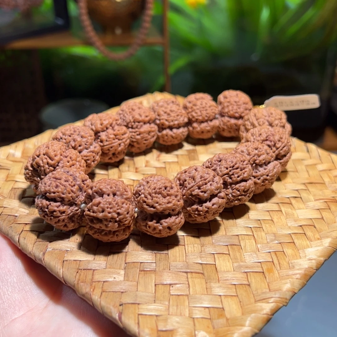 吊坠金刚菩提深沟梅花23mm