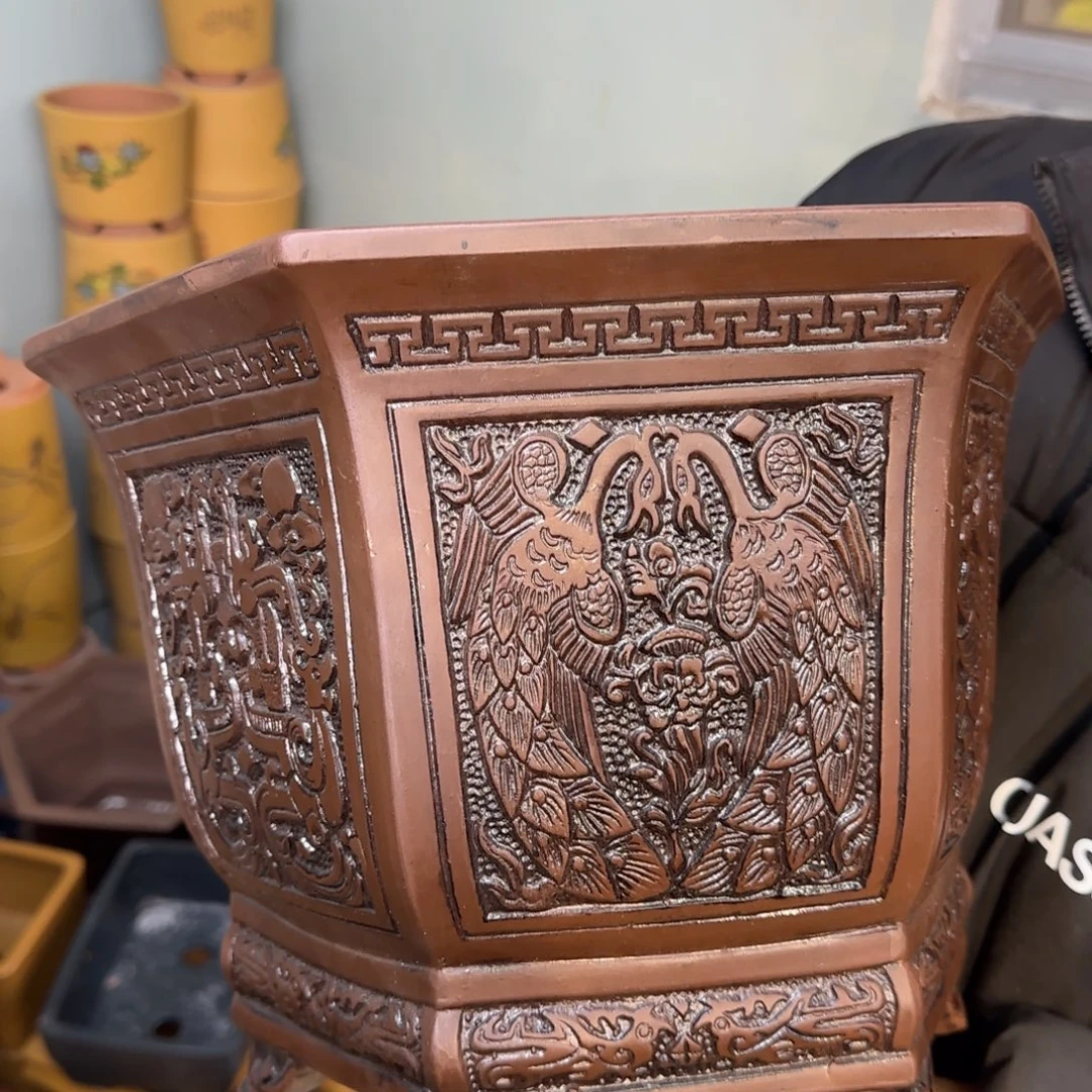 紫砂花盆口径26.22口径