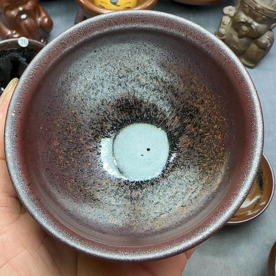 沙***洲茶盏印春堂柴烧建盏