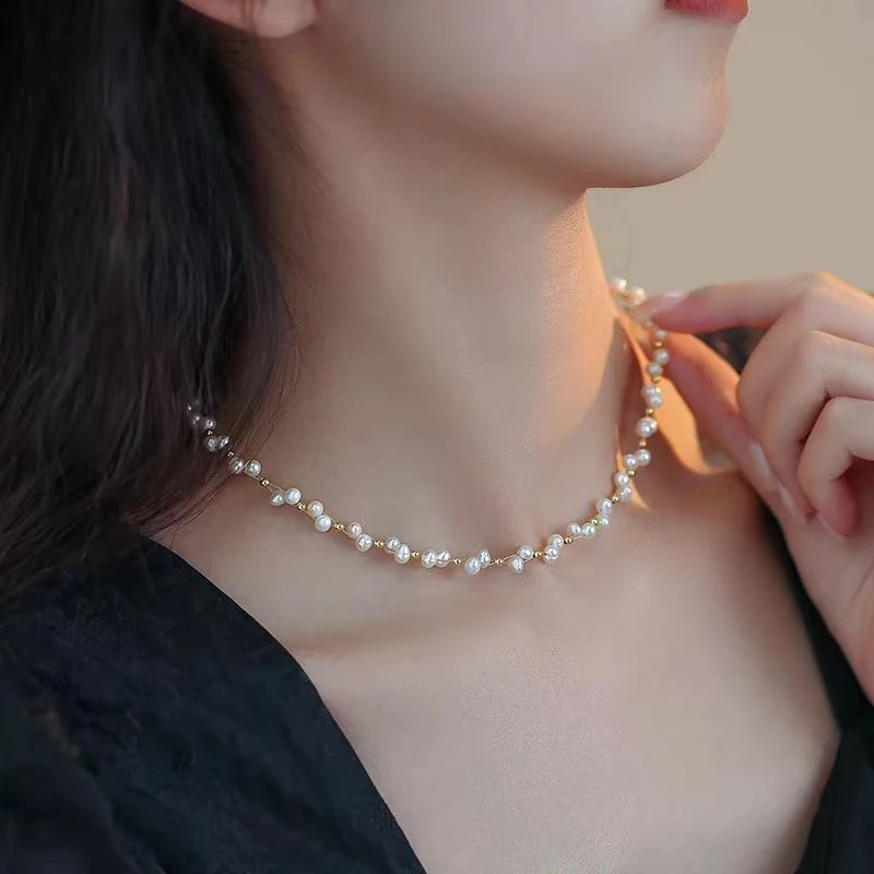 合金项链 【星光】珍珠项链XL80159SY