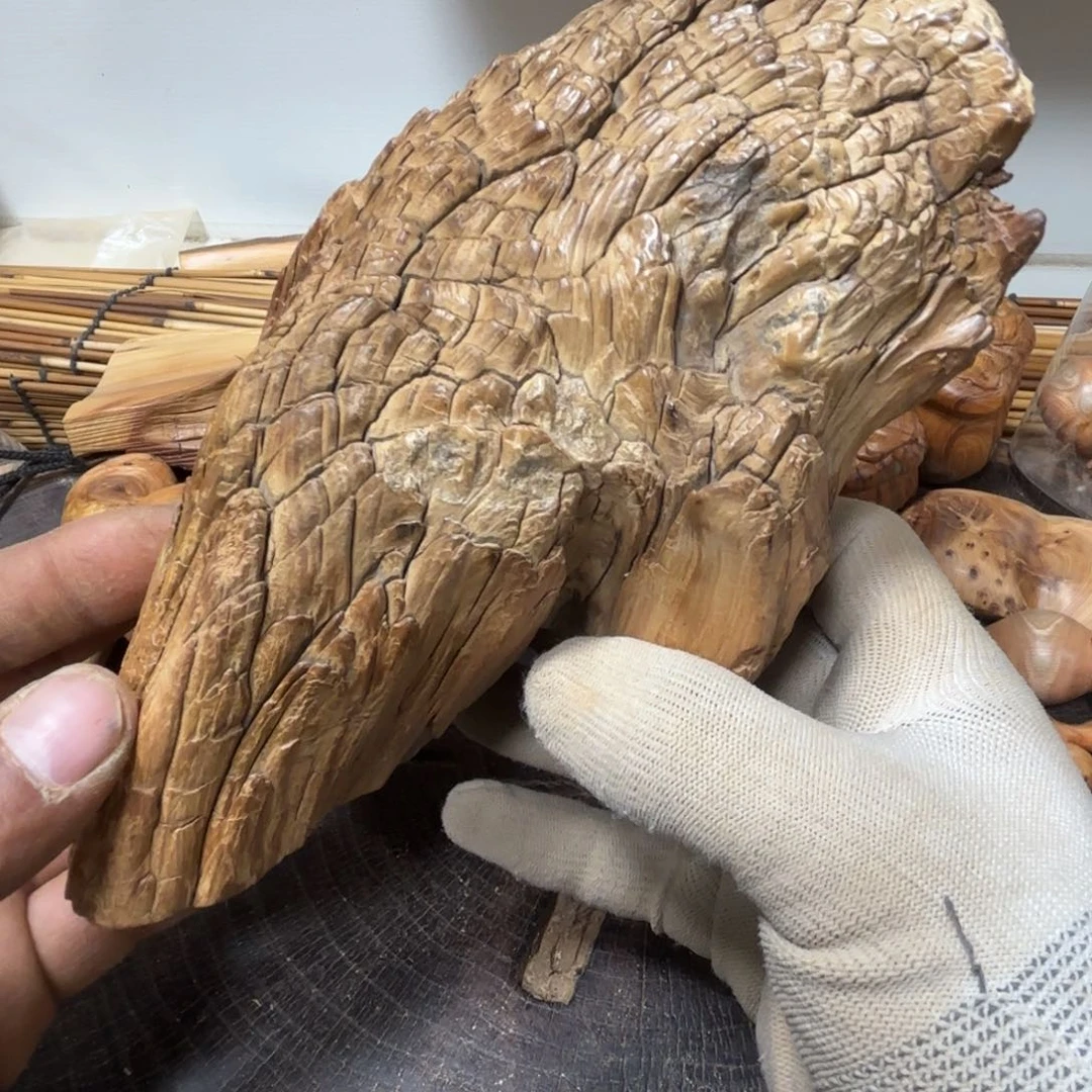 柏木（崖柏）元**爸北太行随行手把件