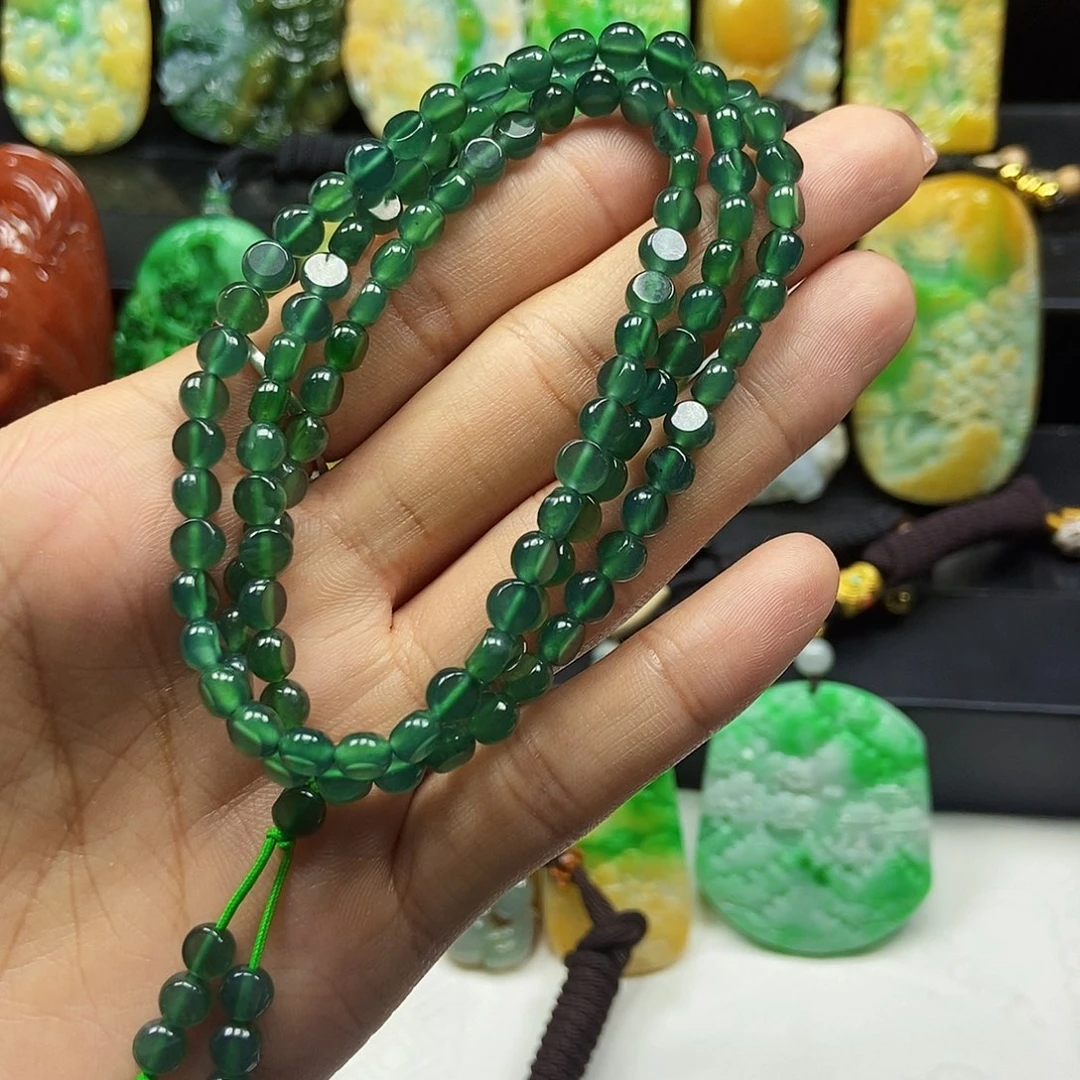 翡翠未镶嵌颈饰天然翡翠A货