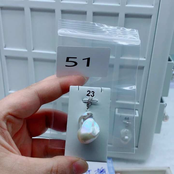 吊坠(不含链)淡水珍珠合金