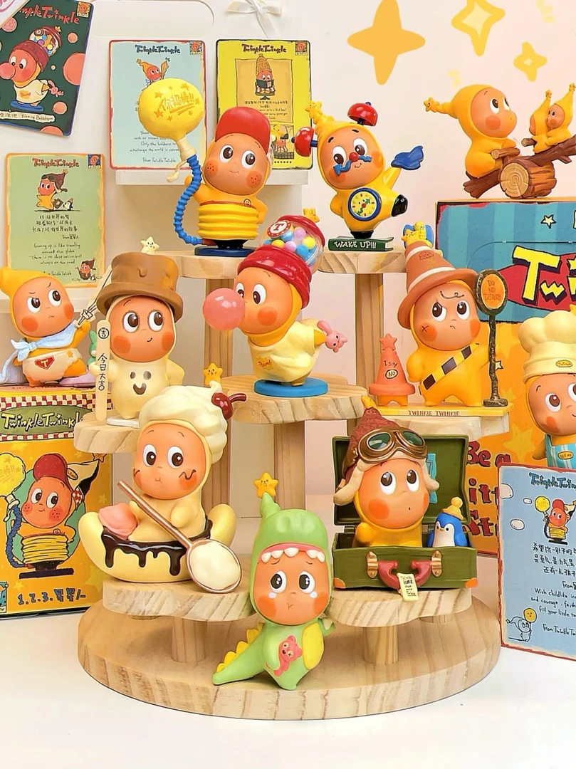 123、星星人系列手办盲盒潮流玩具可爱送礼摆件