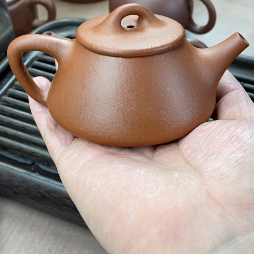 紫砂茶壶海***吟紫砂壶石瓢