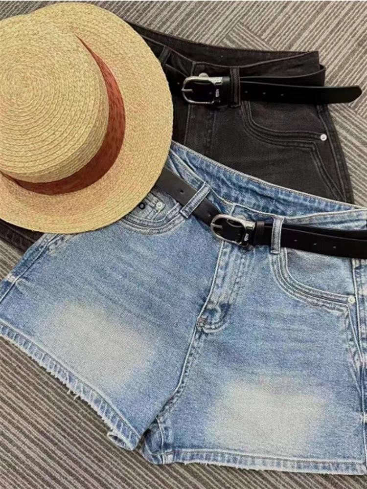 新品休闲百搭时尚牛仔短裤98333-1