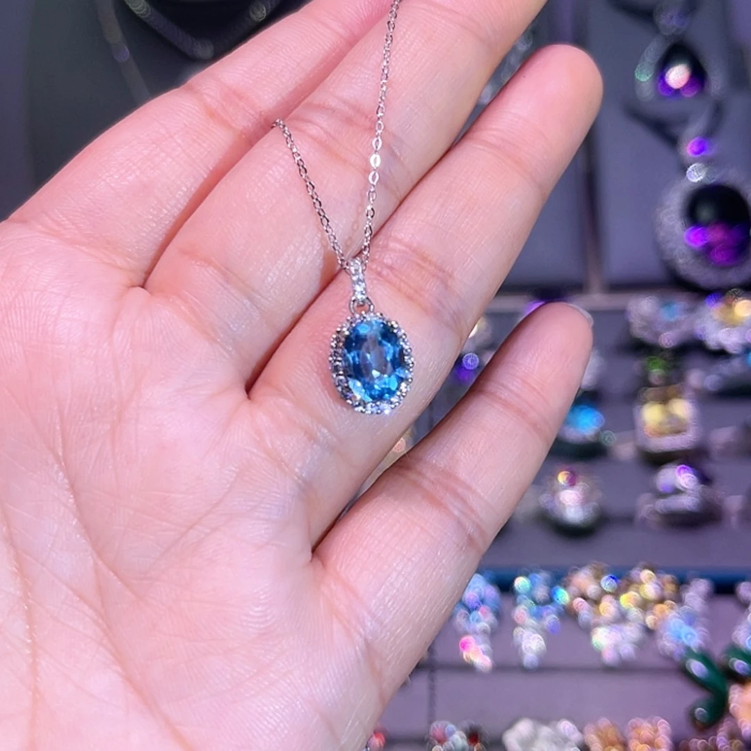 【闪购商品】欧泊珠宝奇石银S925镶嵌往**零吊坠