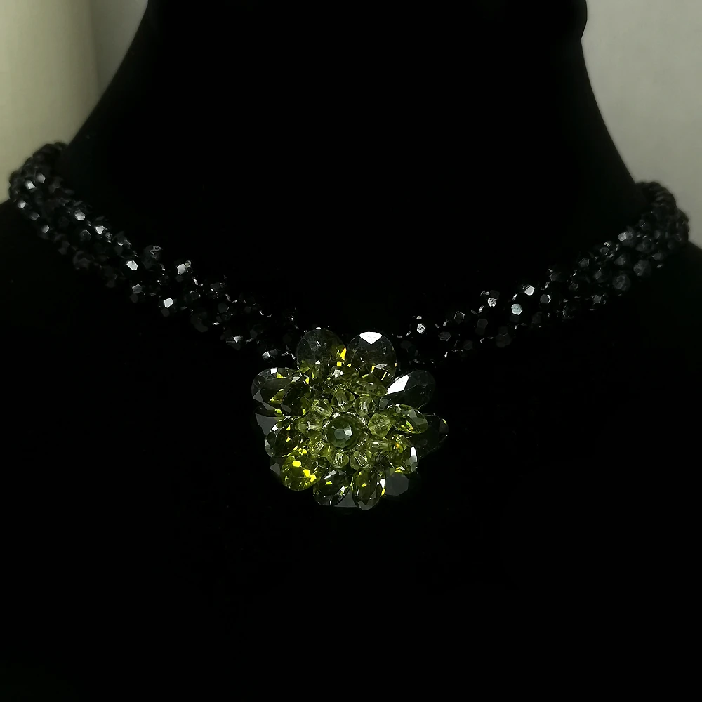 B&W手工串珠项链39+5cm[2412231-057]