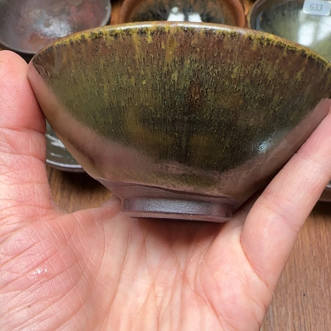 柴烧建盏茶盏茶杯609
