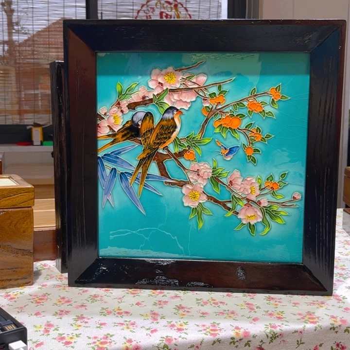 一体款瓷板画艺术作品