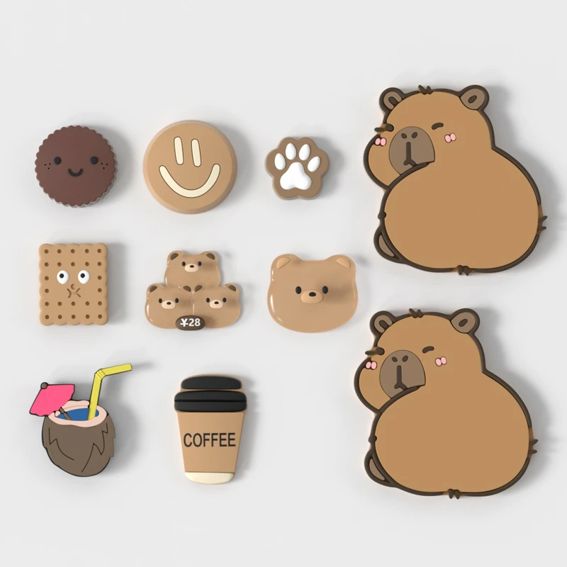 朴西卡皮巴拉洞洞鞋配饰女diy鞋扣卡通鞋花装饰可拆卸卡扣可爱ins