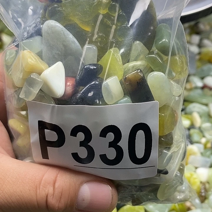 岫玉未镶嵌鱼缸石