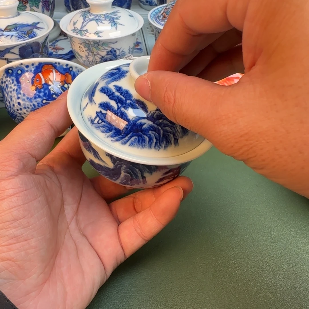 陶纯手工纯手绘茶具335