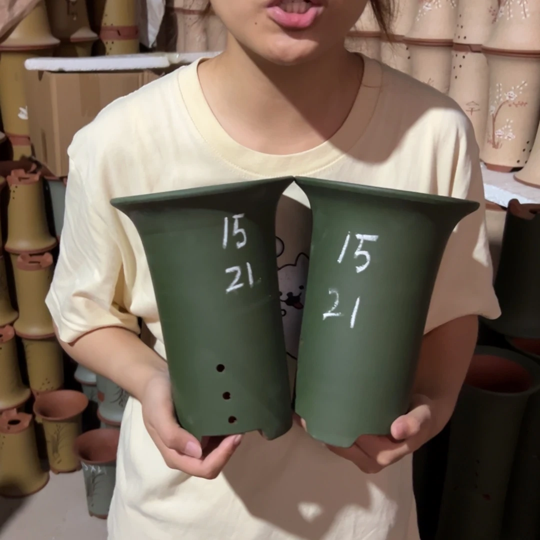 宜兴川阁紫砂花盆