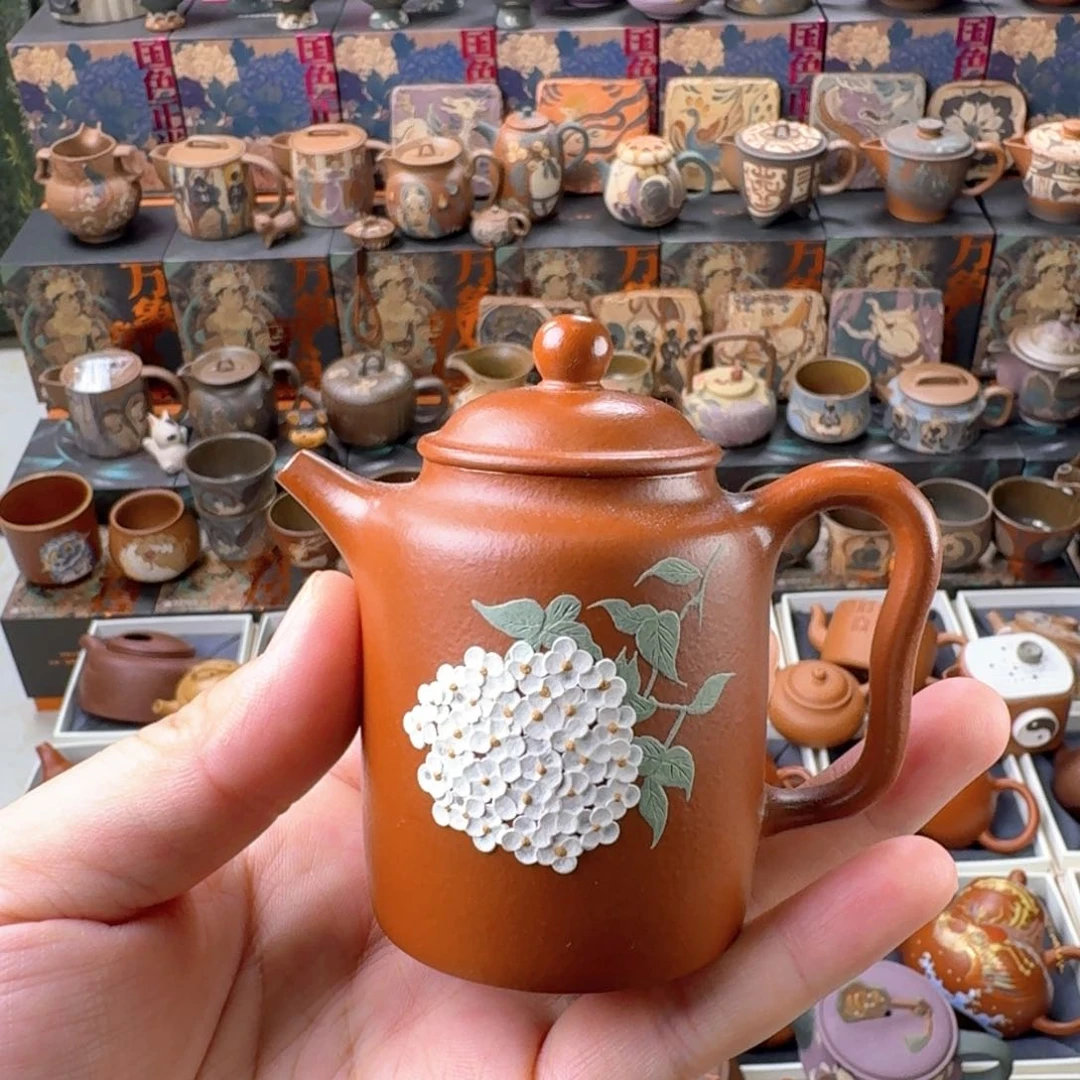 茶壶紫砂80cc原矿精工半手