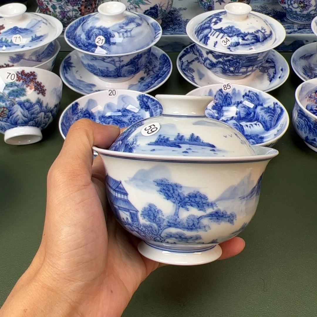 木木景德镇纯手工纯手绘茶具59